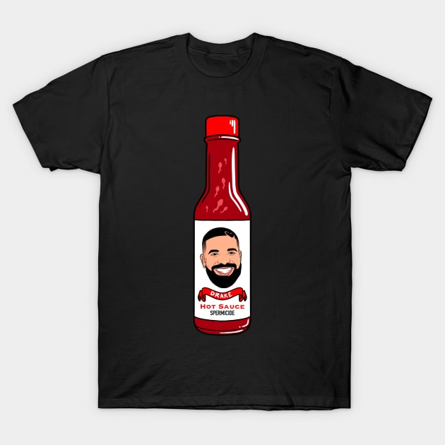 Drake Hot Sauce T-Shirt by liomal